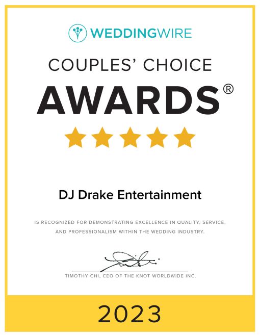 DJ Drake Wedding award